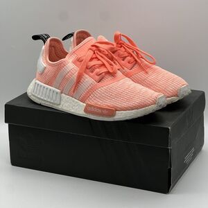 Adidas Originals NMD R1 W Sun Glow White Women’s Low Top Lace Up Sneakers 8.5